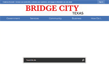 Tablet Screenshot of bridgecitytex.com